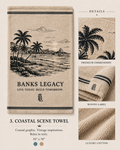Banks Legacy Coastal Scene Towel