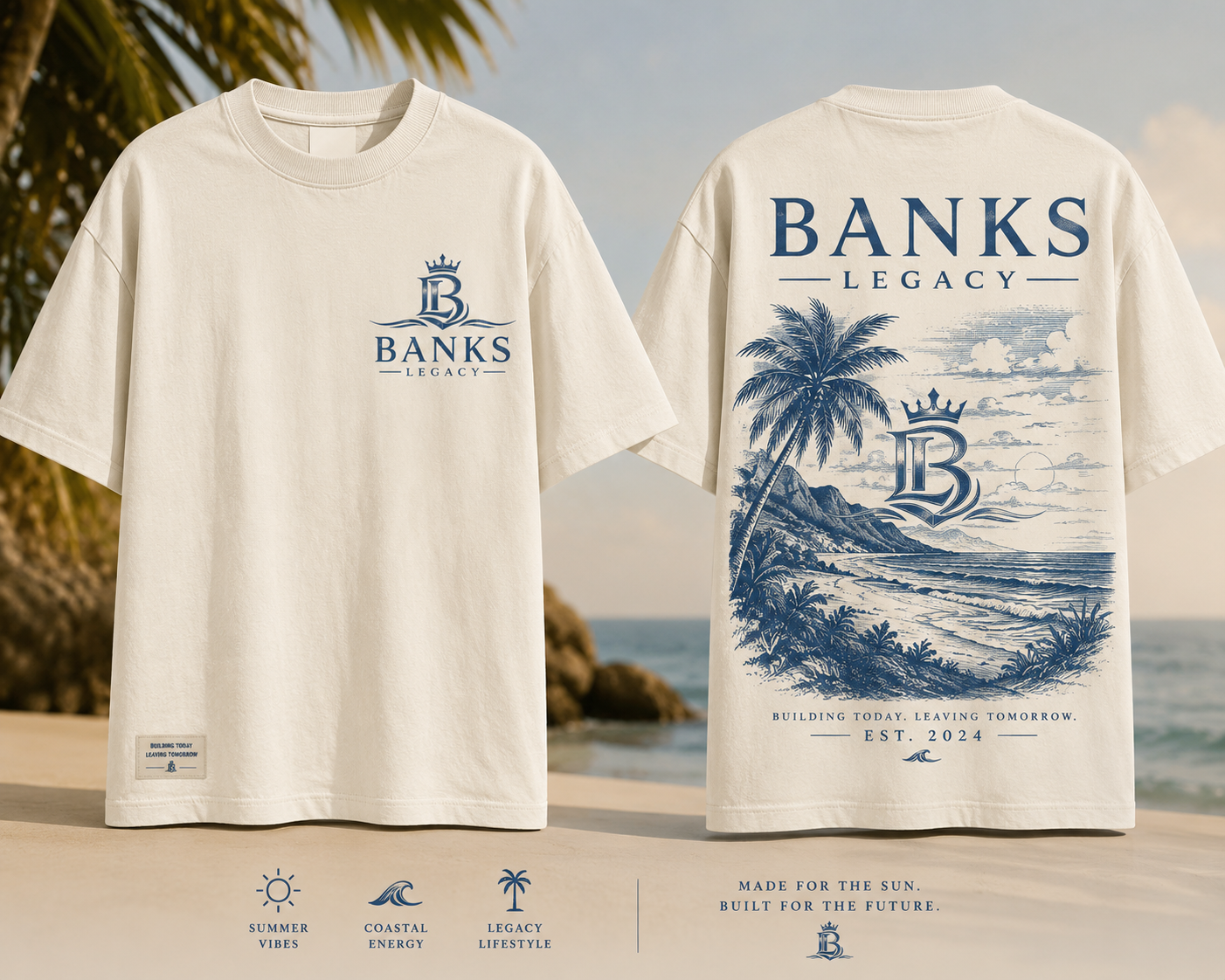 Banks Legacy Summer Waves tee